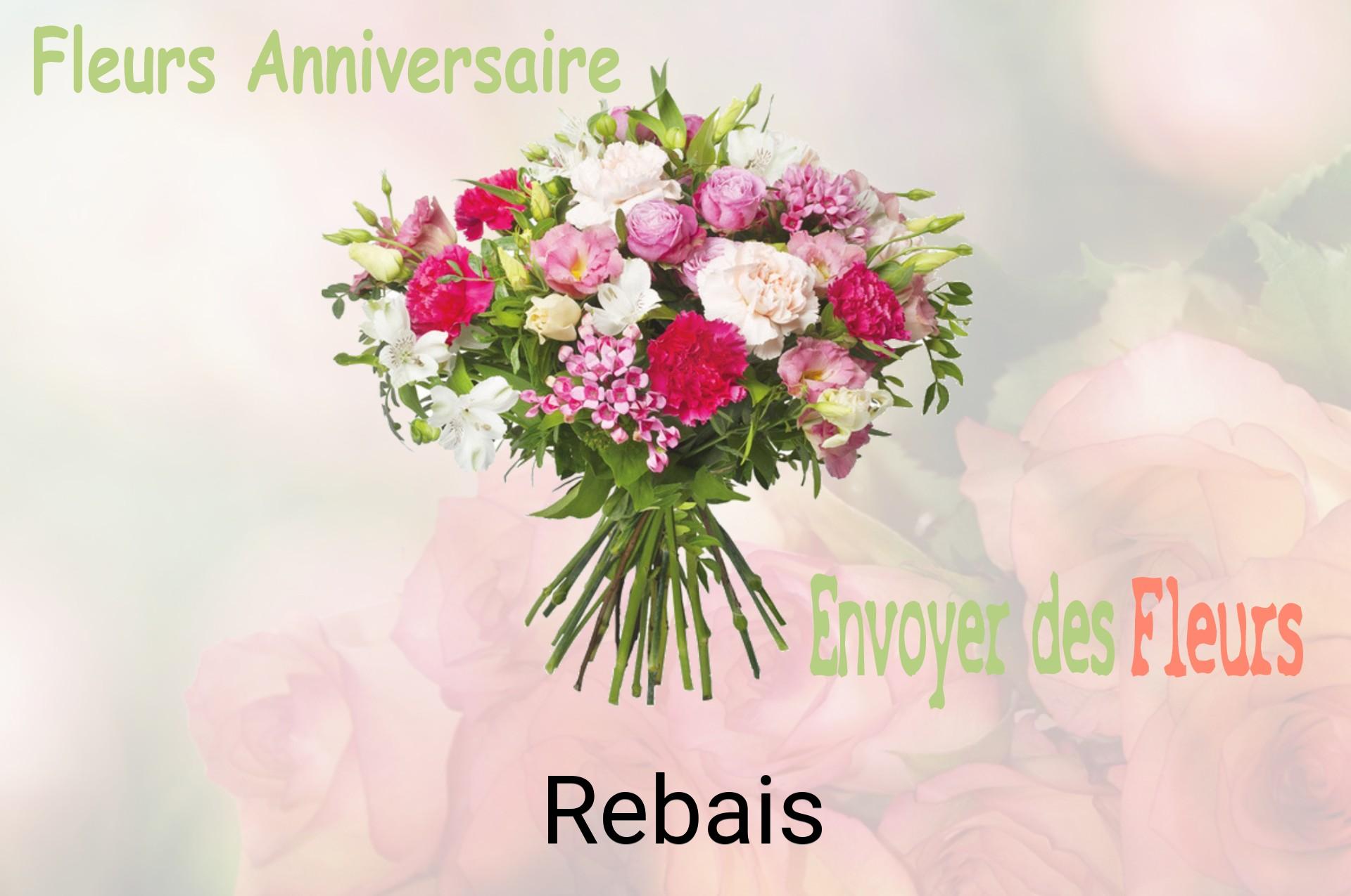 Bouquet de fleurs d’anniversaire livré à Rebais